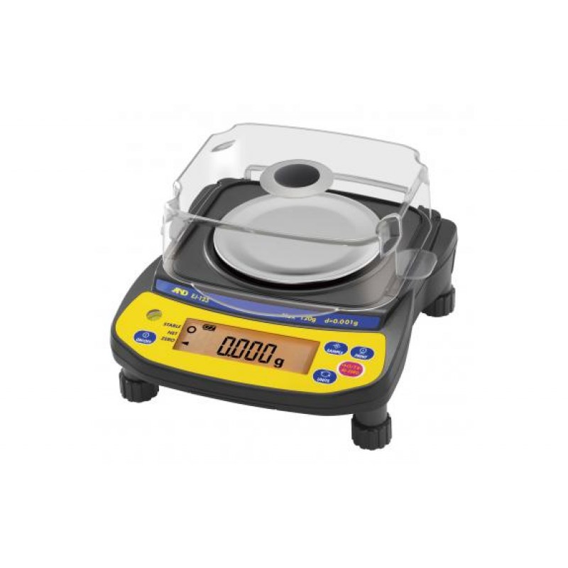 A&D EJ-200 Portable Balance, 210g x 0.01 g, Ø 4.3”