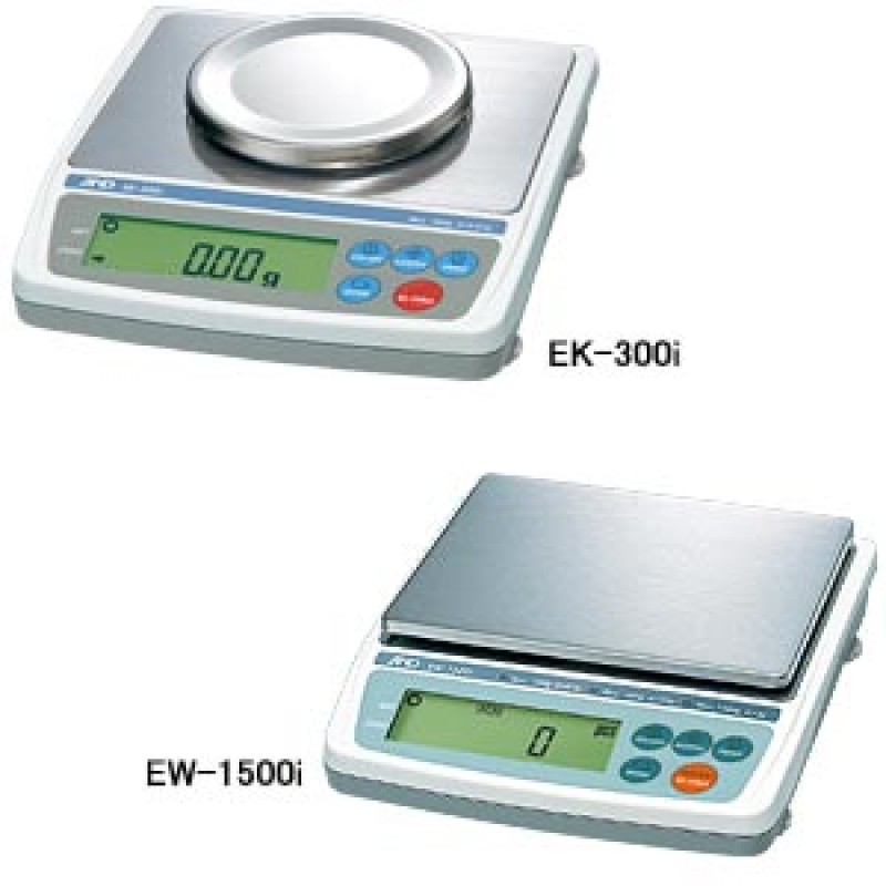 A&D EK-4100i Toploading Balance, 4000g x 0.1 g, 5.2” x 6.7”