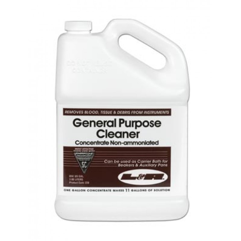 L&R Manufacturing Company 228 General Purpose Cleaner, Gallon Bottle, 4/cs (40 cs/plt)