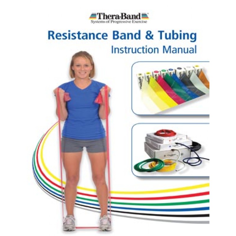 Hygenic/Theraband 22136 Thera-Band Instruction Manual, Packed Individually (US Only)