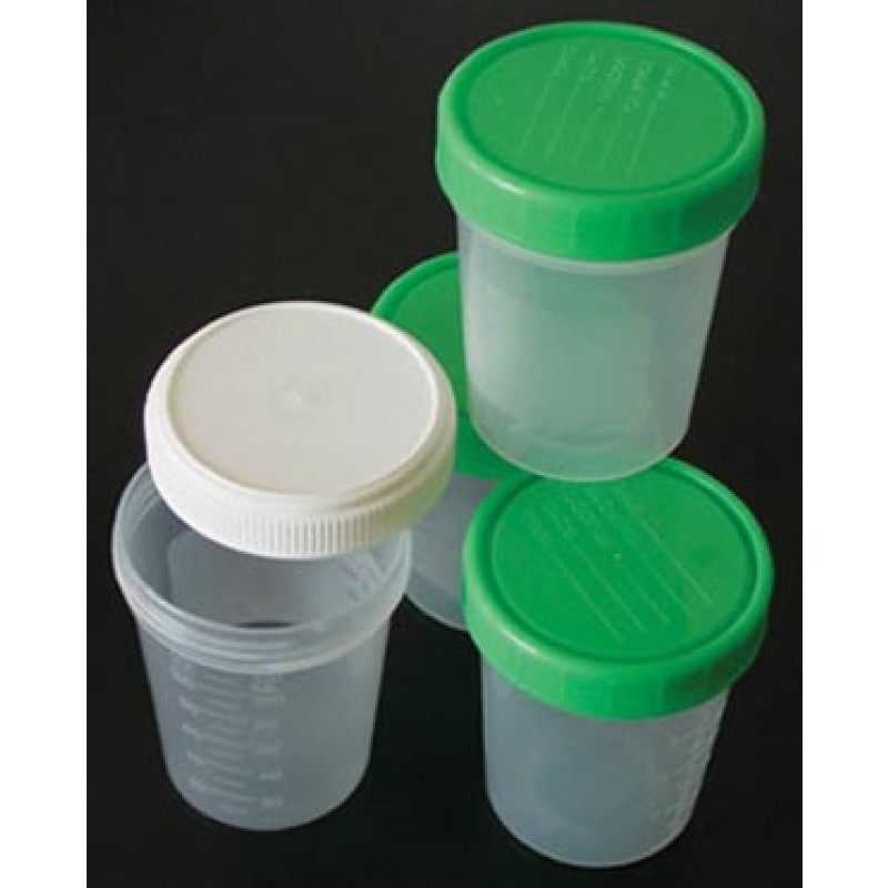 ADI Medical 2-122 Specimen Cup with lid, 4 oz, 500/cs