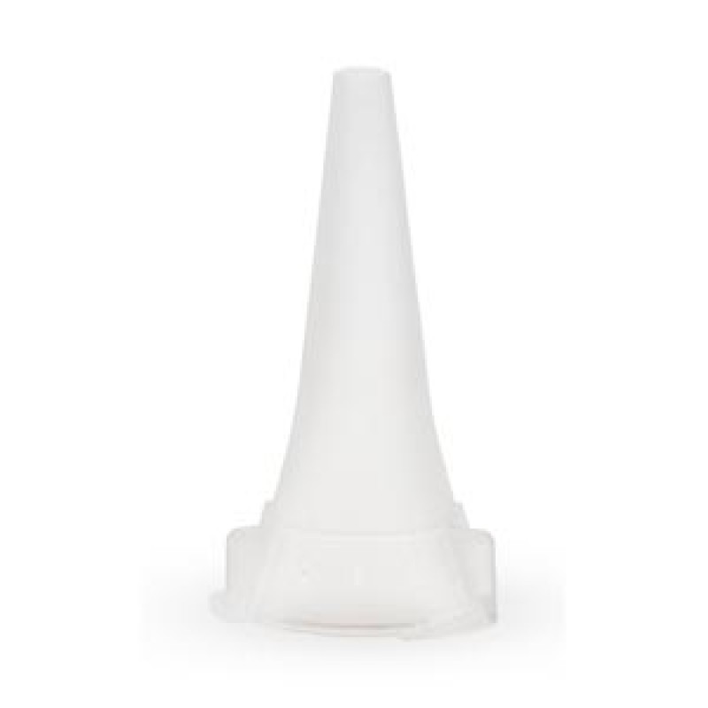 Hillrom 52432-CLR-1 LumiView Clear Ear Specula, Universal for MacroView and Diagnostic Otoscope, Pediatric, 2.75 mm, Disposable, 34/sleeve, 20 sleeve/bg, 10 bg/cs (US Only)