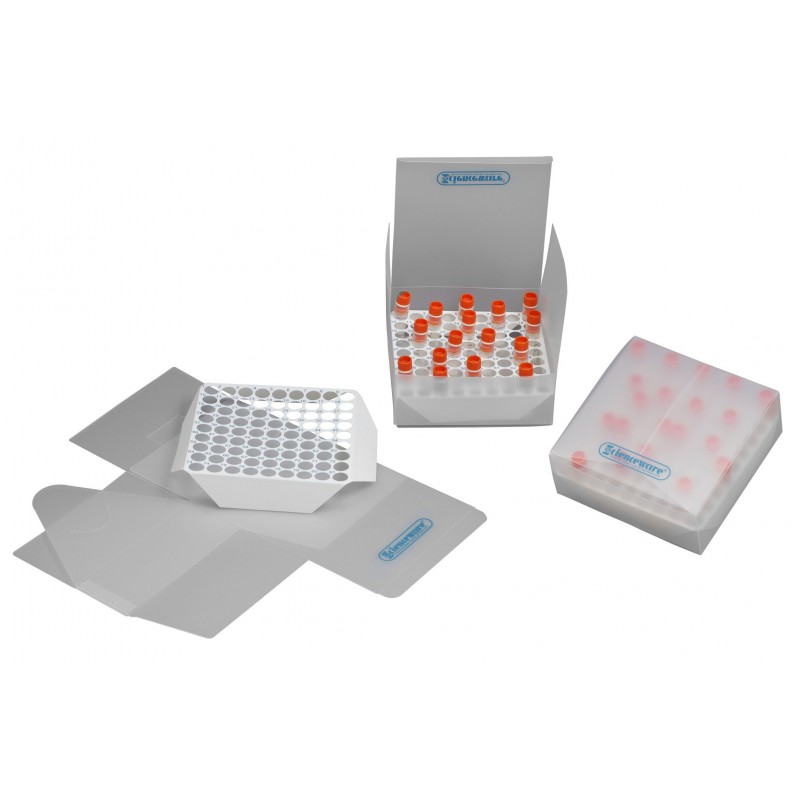 Bel-Art Pop Up 2” Cryobox, 9x9 Layout, Holds 12 mm Vials, Clear