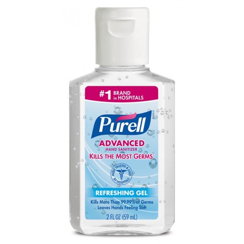 GOJO Industries, Inc. 9605-24 Instant Hand Sanitizer, 2 fl oz PERSONAL Bottle with Flip-Cap (Use with 9608 Personal Gear), 24/cs (Item is considered HAZMAT and cannot ship via Air or to AK, GU, HI, PR, VI)