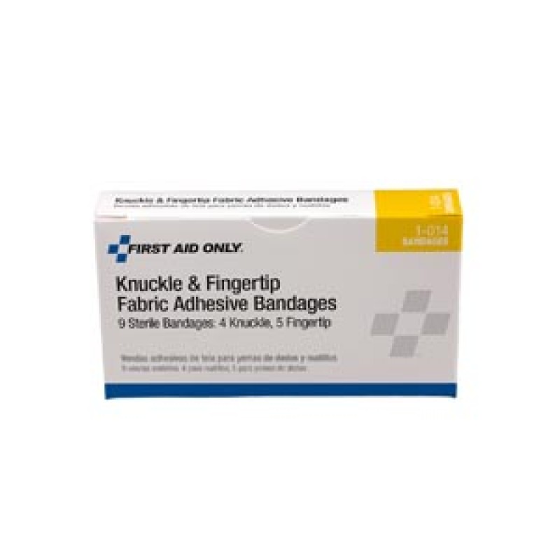 First Aid Only/Acme United Corporation 1-014-001 Assorted Fabric Bandages (4 Knuckle, 5 Fingertip) (DROP SHIP ONLY - $150 Minimum Order)