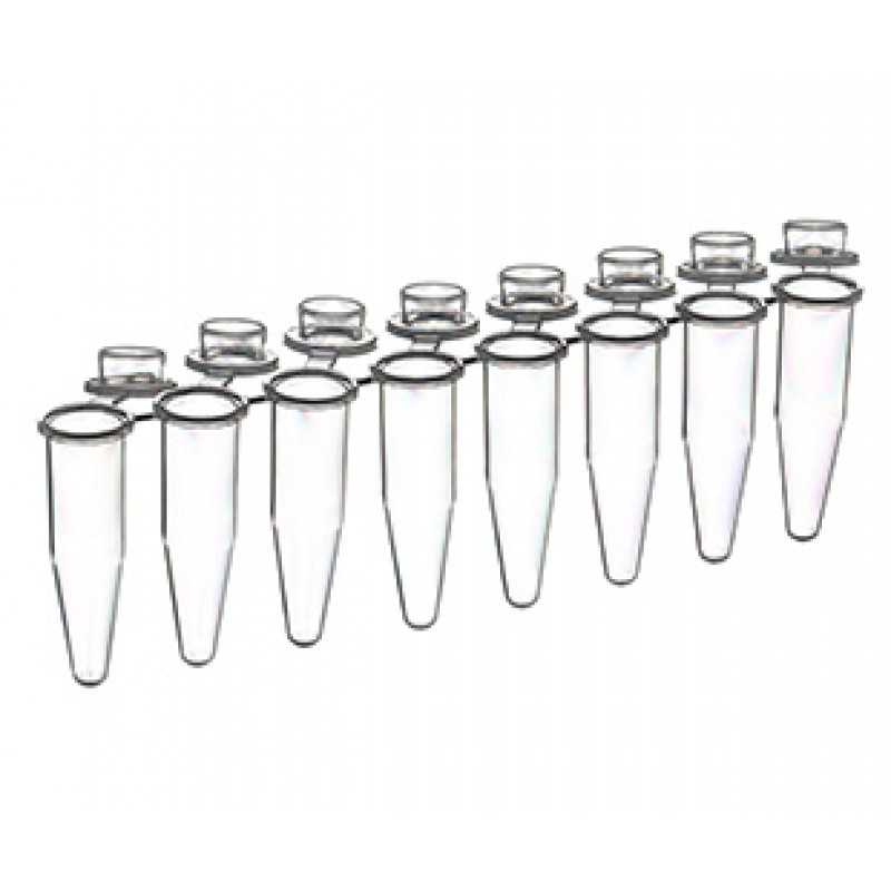 Sapphire PCR 2.0ml breakable strips, with individual attached optical caps for Real Time PCR