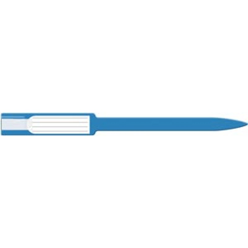 Medical ID Solutions 8542 Wristband, Adult/ Pediatric, Insert, Self Adhesion, Sealing, Soft Vinyl, Blue, 250/bx