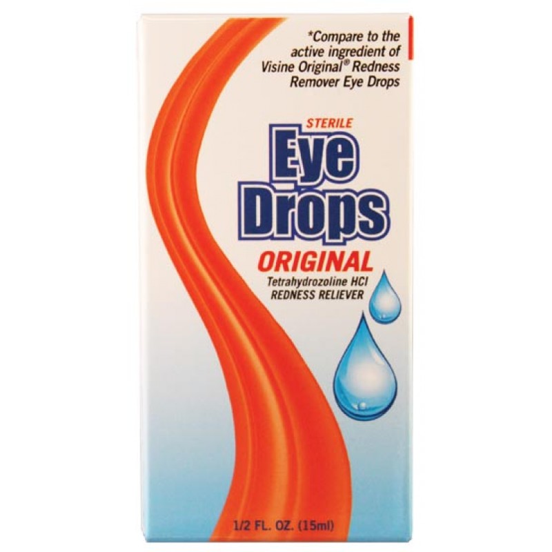New World Imports EDRR5 Redness Remover Eye Drops, 0.5 oz,  Compared to the Active Ingredients of Visine® Original Redness Remover Eye Drops, 48/cs (Not Available for sale into Canada)