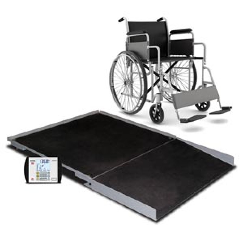 Detecto FHD-144-II Floor Scale, 4' X 4', 1000 lb Capacity, Ramp, MV1 Indicator (DROP SHIP ONLY)