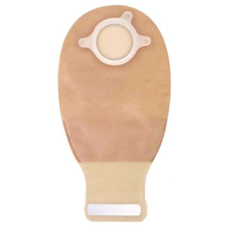 Convatec 416420 Closed-End Pouch, 12", 2-Sided Comfort Panel, Tail Closure, Filter, Tan, 2 1/4" Flange, 10/bx (Continental US Only)