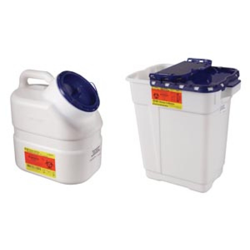 BD 305329 Collector, Pharmaceutical, 9 Gallon, Slide Top, 8/cs (16 cs/plt) (Continental US Only) (Drop Ship Requires Pre-Approval)