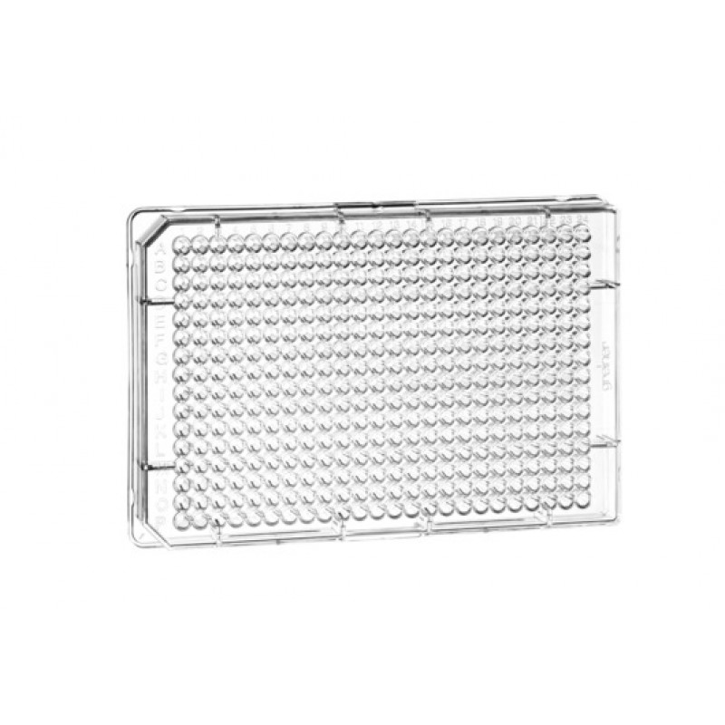 384W Small Volume™ HiBase Plate, PS, 30 µL/well, Flat Bottom, Clear
