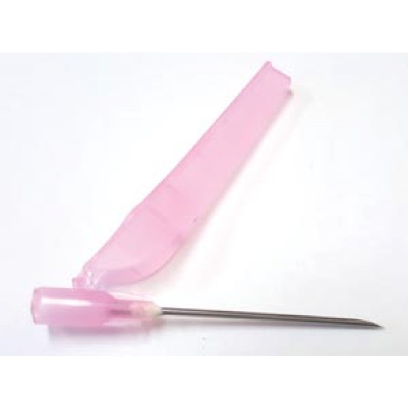 Exel Corporation 27420 Safety Hypodermic Needle, 18G x 1 1/2", 100/bx, 10 bx/cs (48 cs/plt)