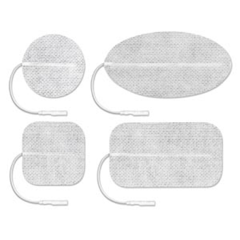Axelgaard CF3200 ValuTrode Cloth Electrode, White Fabric Top, 1¼" Round, 4/pk, 10 pk/bg, 1 bg/cs (090153)
