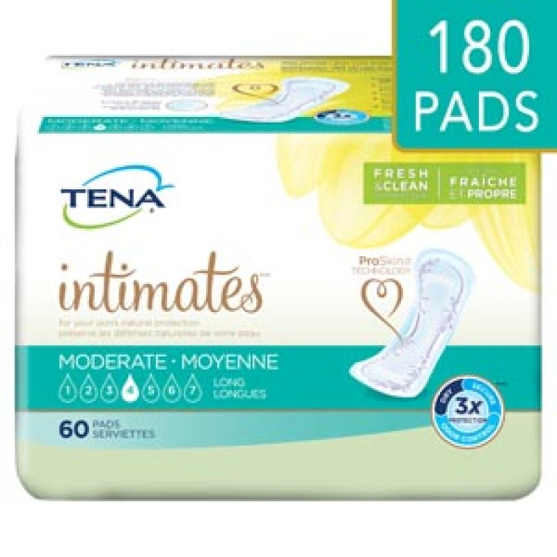Essity Health & Medical Solutions 54375 Pads, Extra Coverage, Moderate, 12" Length, 60/pk, 3 pk/cs