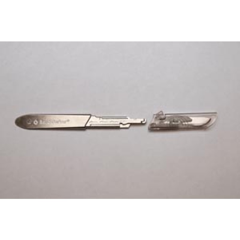 Aspen Surgical 374040 Protected Blade Metal Handle, Size 4, 5/sp, 1 sp/cs (Not Available for sale into Canada)