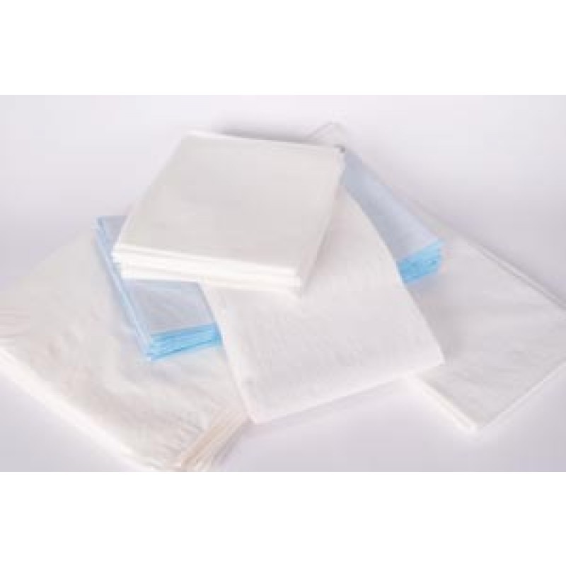TIDI Products, LLC 9810455 Drape/ Stretcher Sheet, Tissue/ Poly, 40" x 90", White, 50/cs