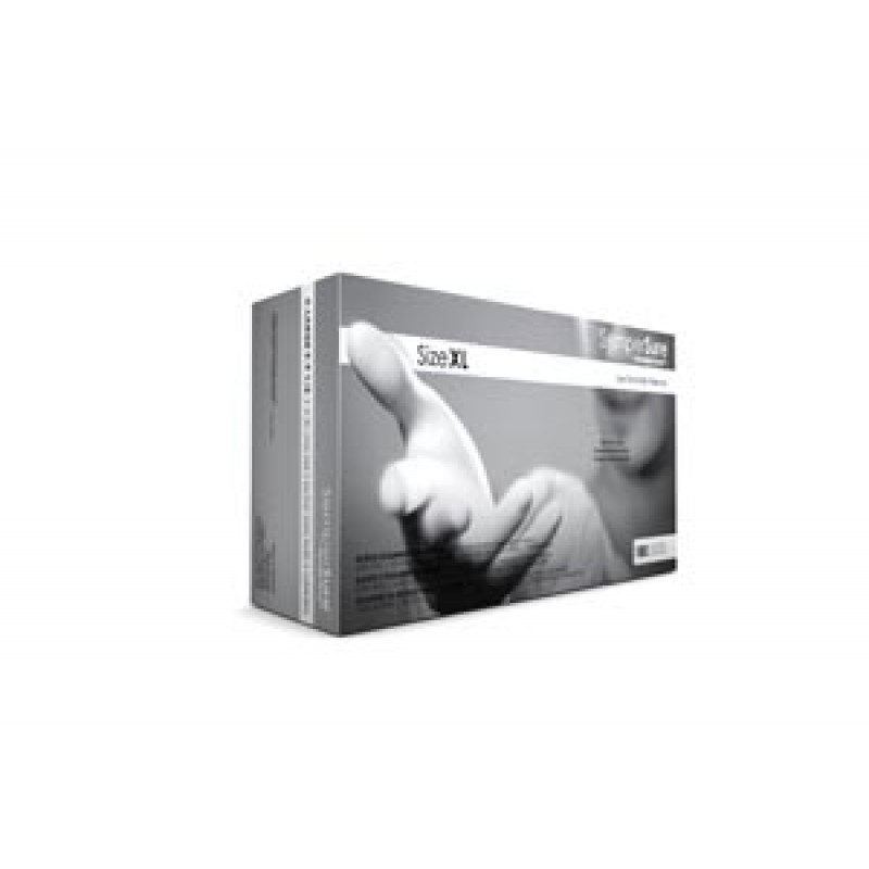 Sempermed USA SUNF205 Exam Glove, Nitrile, Textured, X-Large, Powder Free (PF), 180/bx, 10 bx/cs