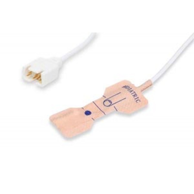 Cables and Sensors S523-490 Disposable SpO2 Sensor Pediatric (15-40Kg), 20/bx, Masimo Compatible w/ OEM: 0600-00-0122, 520P-30-64201, 2027254-001, 989803148241, 11171000020, 1775, 1860, LNCS Pdtx (DROP SHIP ONLY) (Freight Terms are Prepaid & Added to Invo