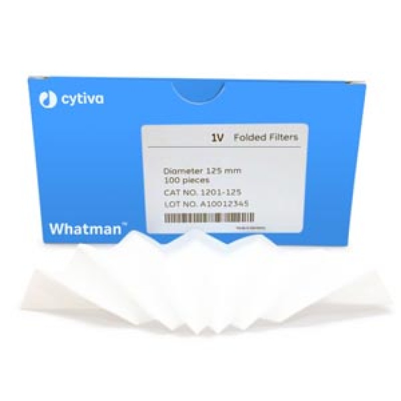 Cytiva 1201-270 Grade 1V Folded Filter Paper,  Circle 27cm, 100/pk