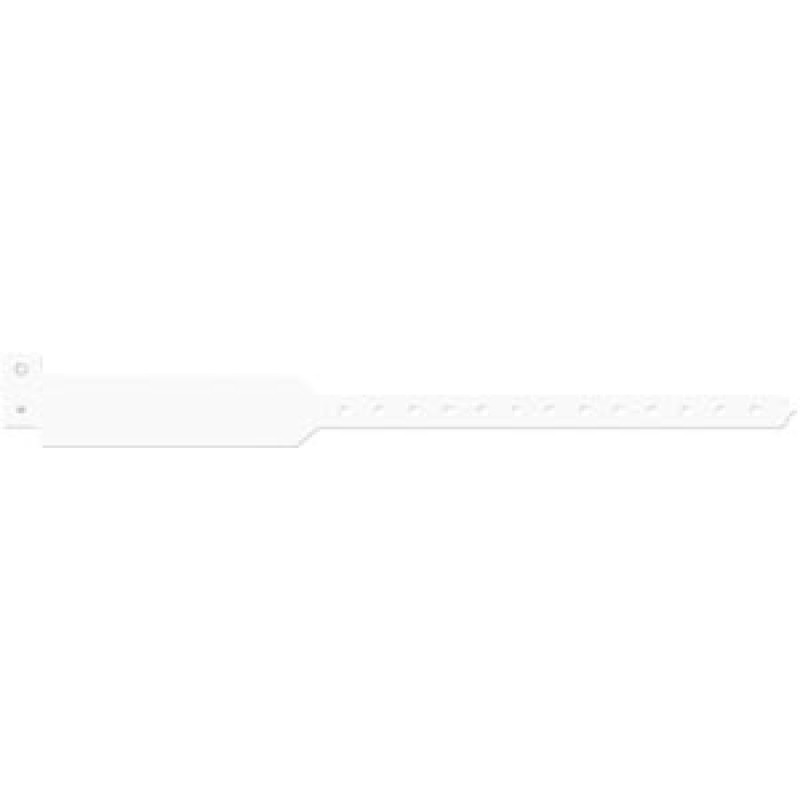 Medical ID Solutions 3201 Wristband, Adult, Write-On Tri-Laminate, White, 500/bx