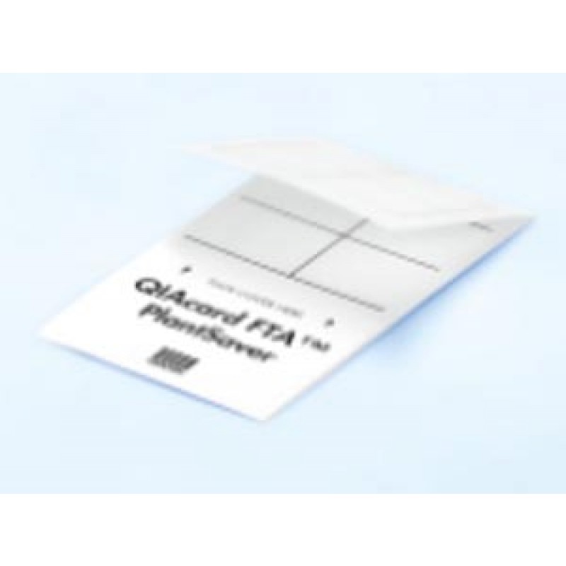 Qiagen, LLC WB120065 FTA PlantSaver Card, 4 Sample Areas, 100/pk (US Only)