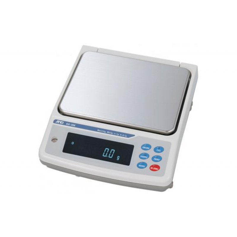 A&D GF-12K High Capacity Balance, 12 kg x 0.1 g, 10.62” x 8.26”