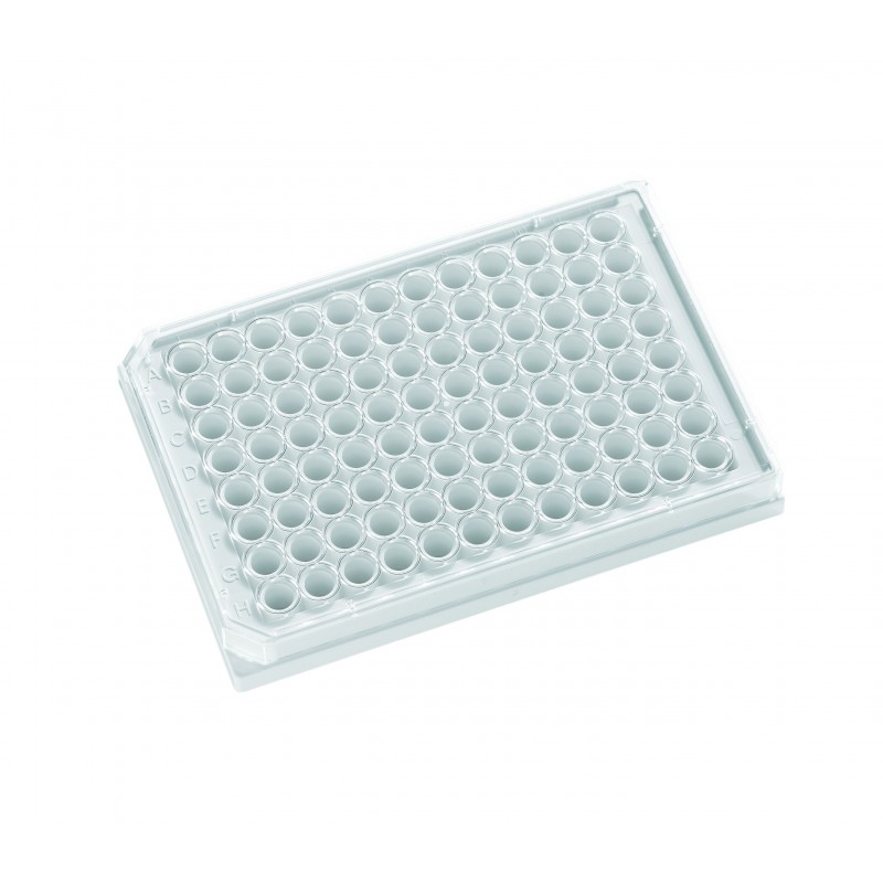 Provair 96 Well Microplate, Black, With Lid (Individually Packed)