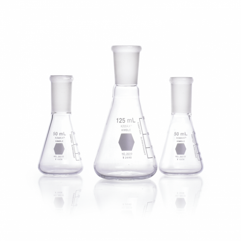 KIMBLE® 26510-2000 KIMAX® Jointed Erlenmeyer Flask, 24/40, 2000 mL
