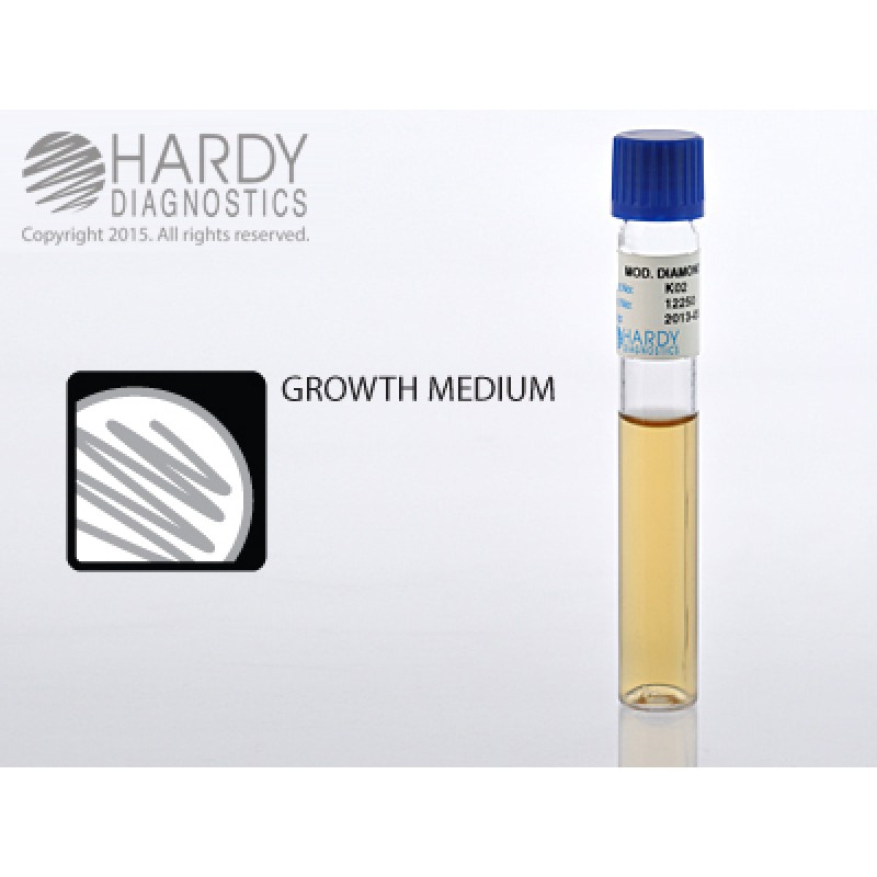 Hardy Diagnostic K02 Liquid Culture Media, Diamonds Medium Tube,  180 Day Shelf Life (Pack of 20)