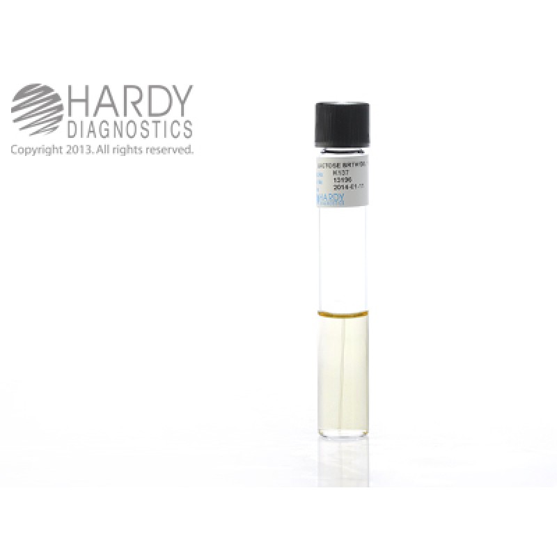 Hardy Diagnostic K137 Liquid Culture Media, Lactose Broth Durham Tube,  10 mL, 180 Day Shelf Life (Pack of 20)