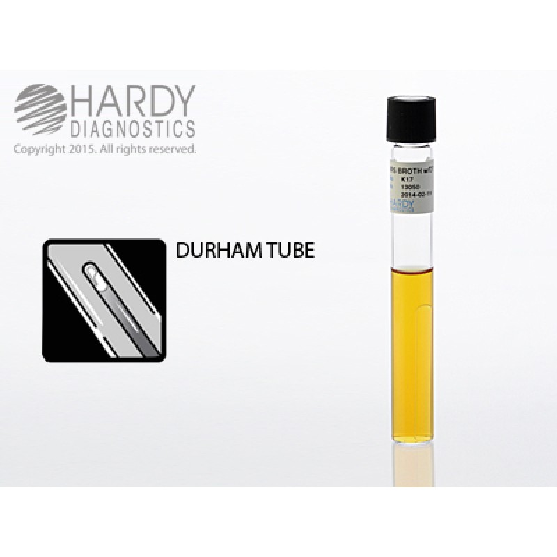 Hardy Diagnostic K17 Liquid Culture Media, Lactobacilli MRS Broth Tube,  365 Day Shelf Life (Pack of 20)