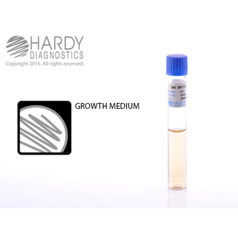 Hardy Diagnostic K27 Liquid Culture Media, BHI Broth Tube,  5 mL, 365 Day Shelf Life (Pack of 20)