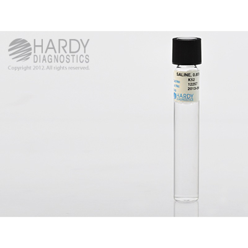 Hardy Diagnostic K52 Liquid Culture Media, Saline Tube,  9 mL, 365 Day Shelf Life (Pack of 20)