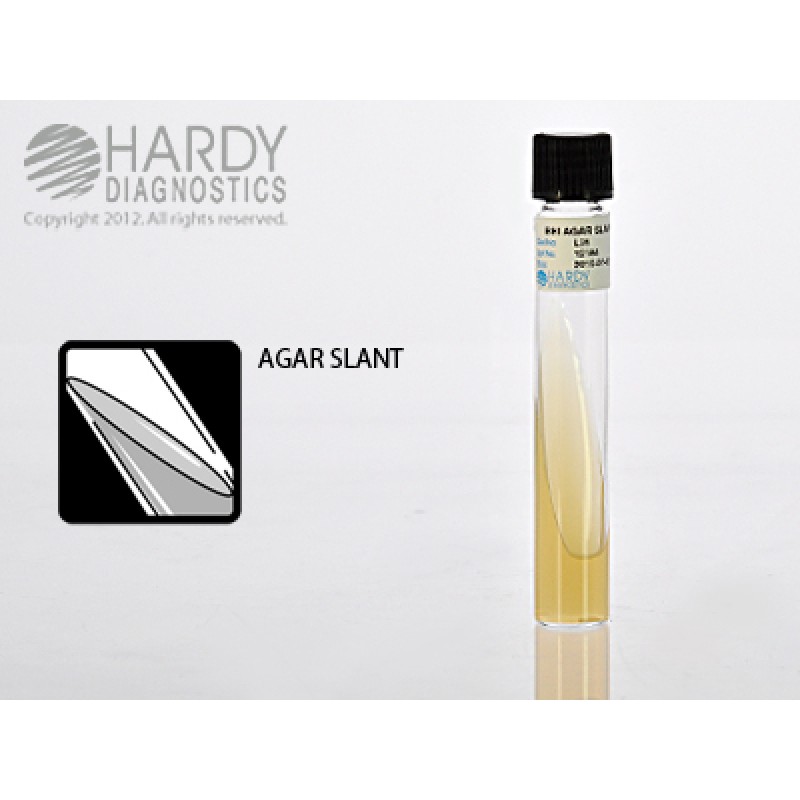 Hardy Diagnostic L35 Liquid Culture Media, BHI Agar Slant Tube,  365 Day Shelf Life (Pack of 20)