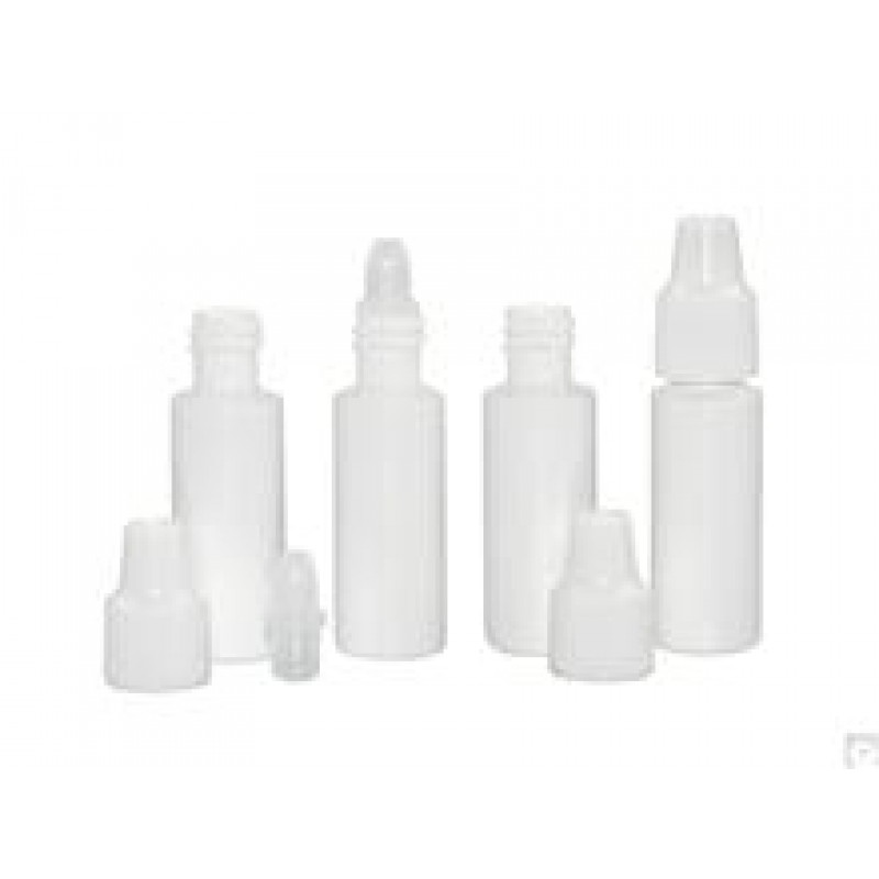 Qorpak 257748 Cylinder Dropper Bottle, 3 cc,  LDPE, with LDPE Cap (Case of 6000 )