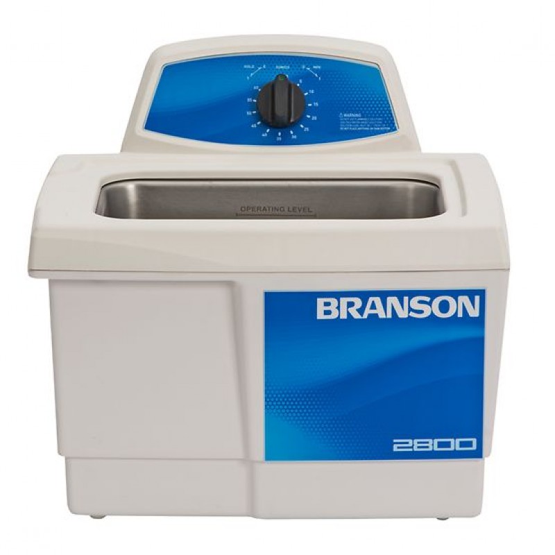 Discontinued: Emerson M2800 2.8 L Ultrasonic Cleaning Bath, Mechanical Display, 9.5 x 5.5 x 4" Bath Dimensions