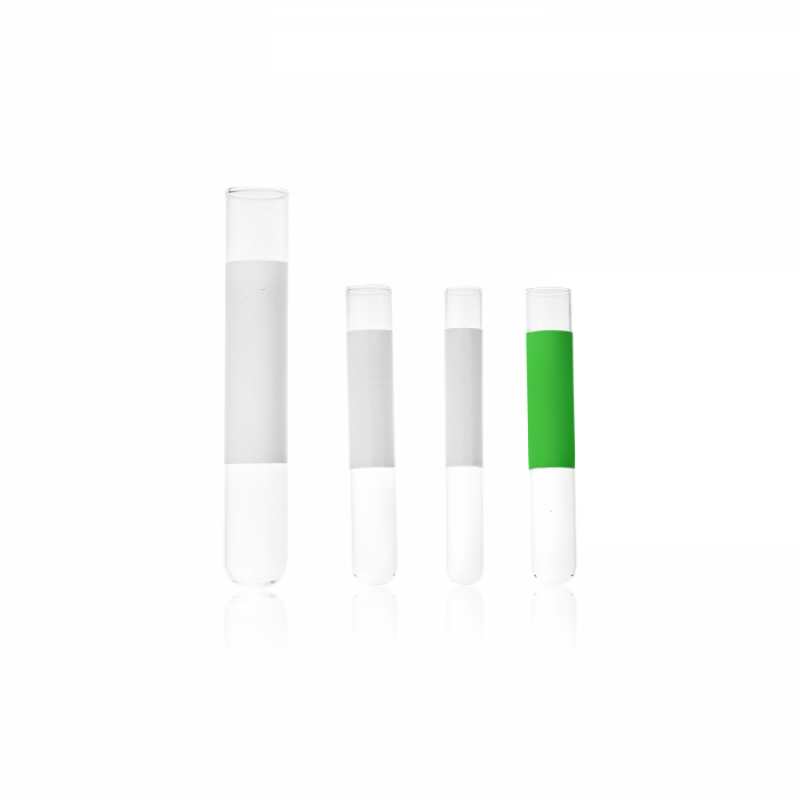 KIMBLE® MARK-M® Borosilicate Glass Tube With White 1-3/8" Vertical Label, 60E16BZW
