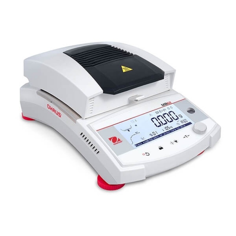 OHAUS 30971929, MB62 Moisture Analyzer Durable and Flexible Performance in a Variety of Moisture Applications, 90 g x 1 mg/0.01%