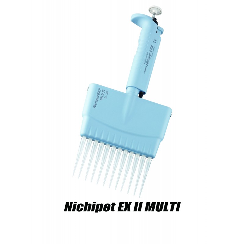 00-NPM-12KNichiryo Nichipet 7000 Air Displacement ,12 Channel 0.5 - 10 µL Manual Adjustable Volume  Set of 1 White