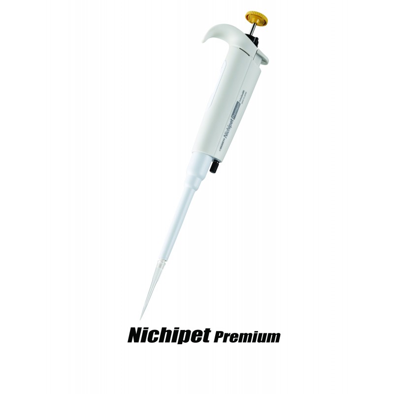 00-NPP-1000Nichiryo Nichipet Premium Air Displacement ,Single Channel 100 - 1000 µL Manual Adjustable Volume  Set of 1 White