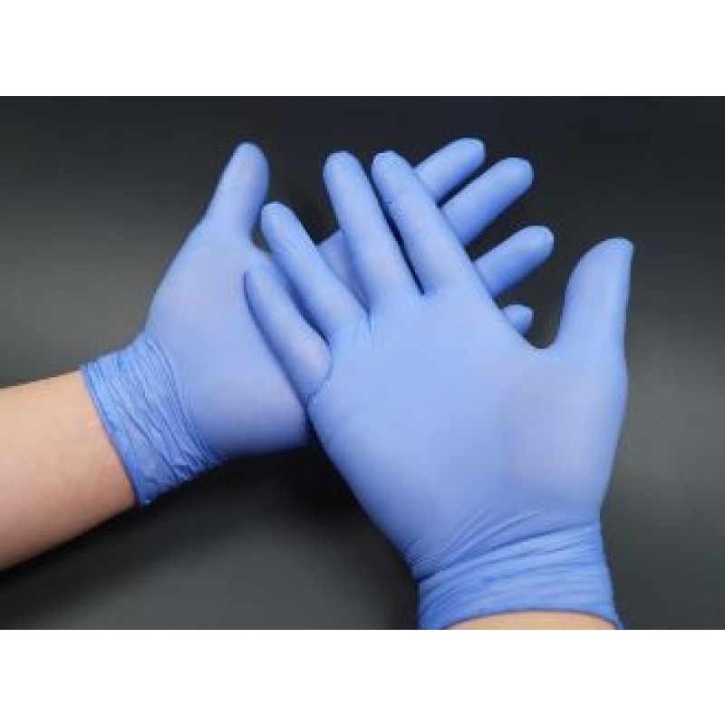 Nest Scientific Nitrile Powder Free Examination Gloves, medium, blue, 100/pk, 1000/cs