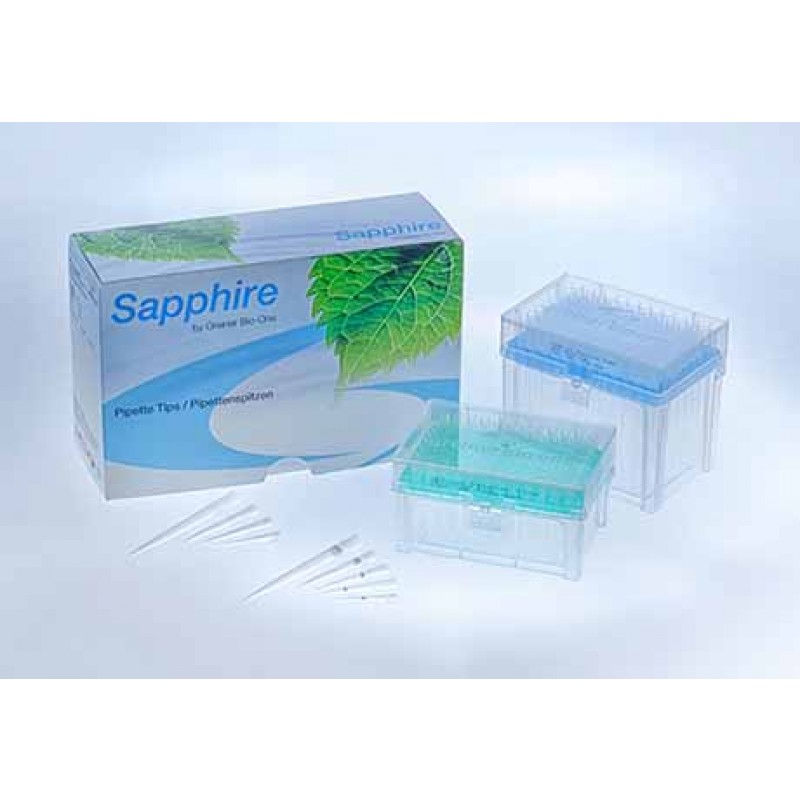 Greiner Bio 200 µL Sapphire Pipette Tips Racked (960 tips/case)