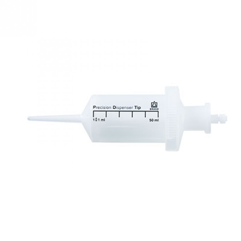 BrandTech 705748 BIO-CERT PD-Tip™ II Repeater Tip, 50 mL, 25 Tips, Individually Wrapped, Sterile