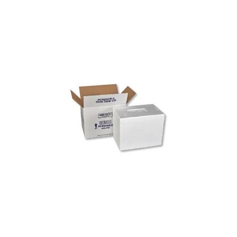 Polar Tech Thermo Chill 261 J50c Large Insulated Foam Container With Carton Interior Dimensions 19 X 12 X 12 5 Inches L X W X D