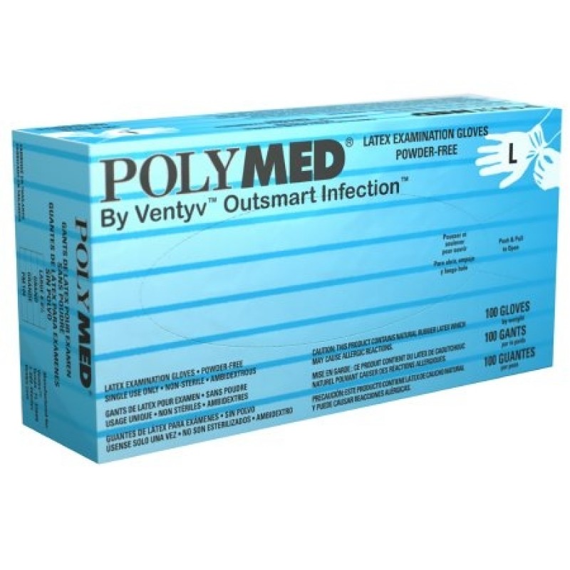 Polymed PM104 Latex Powder Free Standard Cuff