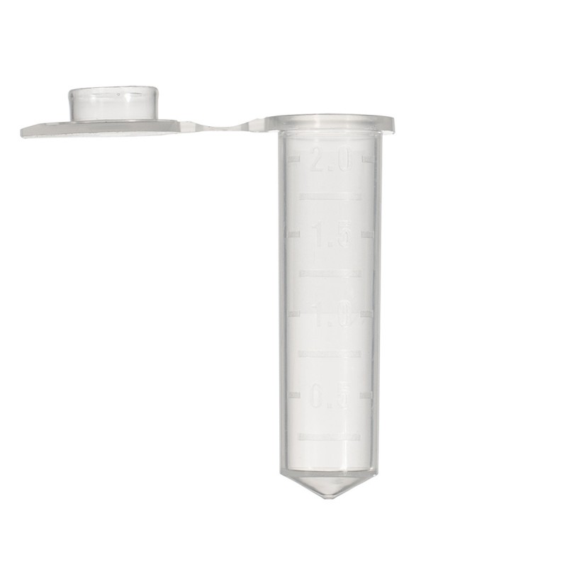 Corning MCT-200-C  Axygen® 2.0 mL MaxyClear Snaplock Microcentrifuge Tube, Polypropylene, Clear, Nonsterile, 500 Tubes/Pack, 10 Packs/Case