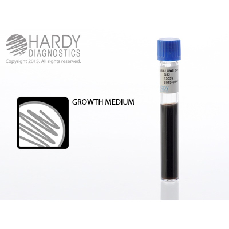Hardy Diagnostic Q32 Liquid Culture Media, Regan-Lowe Semi Solid Tube,  180 Day Shelf Life (Pack of 20)