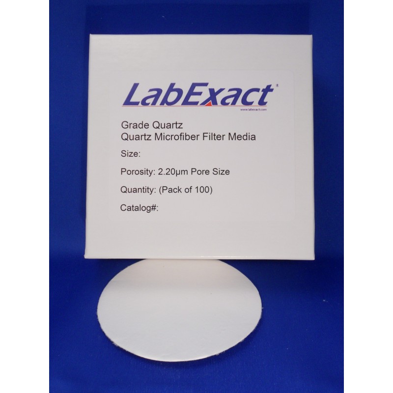 Q1500 LabExact Quartz Filter Membrane, 15.0 cm, Binderless (100/Pack)