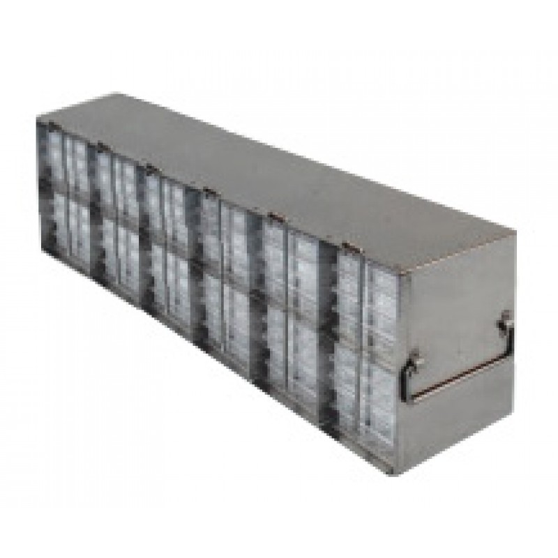 Argos Technologies Upright Freezer Rack for 96 - Well  Plates,384 - Well  Plates, Holds 84 Plates w/ Lid, Stainless Steel (1 Rack)